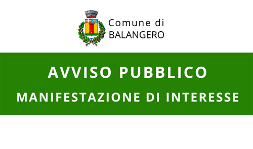 Manifestazione di interesse per laffidamento del servizio di assitenza, animazione e sorveglianza dei minori frequentanti il Centro Estivo - biennio 2026/2027