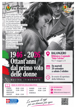 1946-2026: Ottant'anni dal primo voto delle donne
