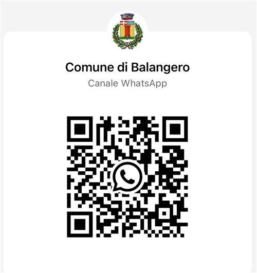 Il Comune di Balangero apre il nuovo canale WhatsApp