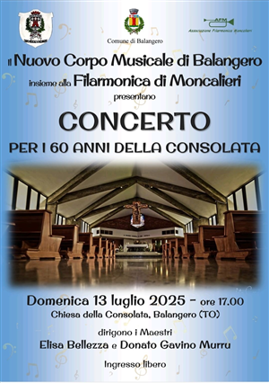 Concerto per i 60 anni della Consolata
