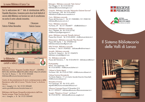 Sistema Bibliotecario delle Valli di Lanzo