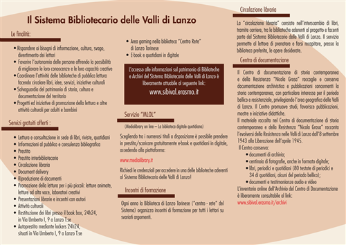Sistema Bibliotecario delle Valli di Lanzo