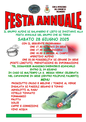 Festa Annuale del Gruppo Alpini