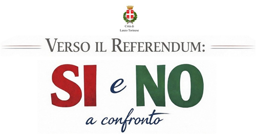 Verso il Referendum: SI e NO a confronto