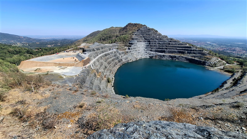 Cava di Balangero, sopralluogo sui lavori in corso
