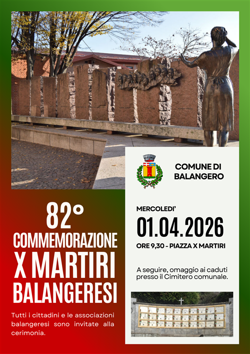 82^ Commemorazione Martiri balangeresi